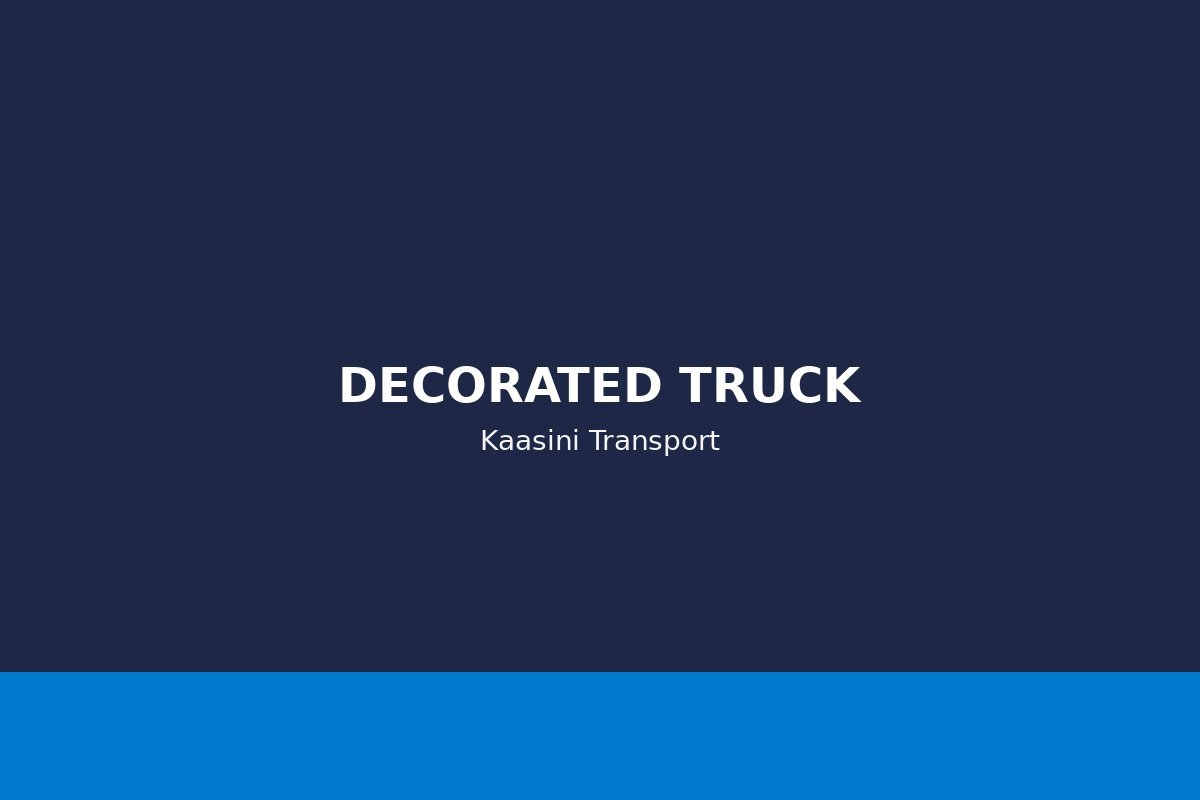 Decorated truck